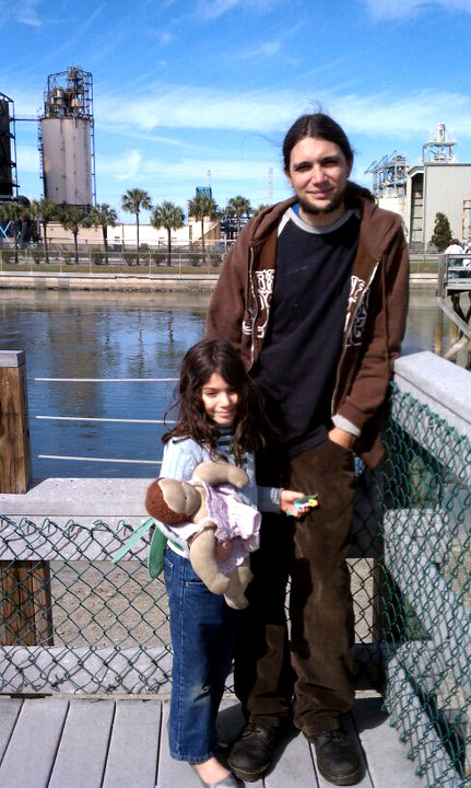 David and Ada at the manatee viewing