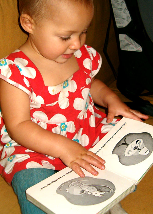Toddler reading