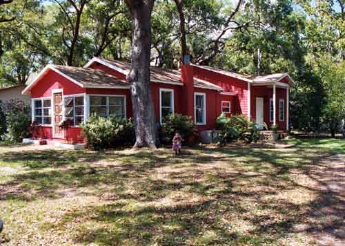 house under the oaks